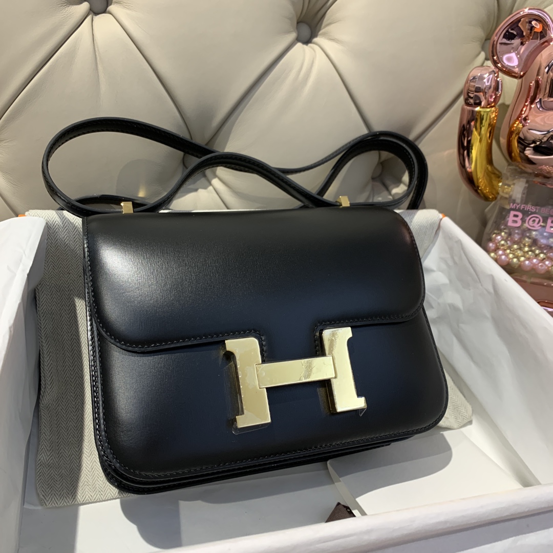 에르메스 콘스탄스18 블랙 금장